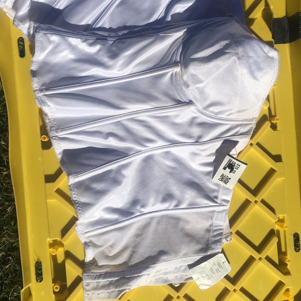 David’s bridal white Torsolette satin